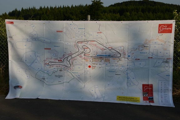 N rburgring GP Circuit Map